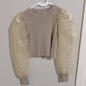 a cherry Koko mesh top